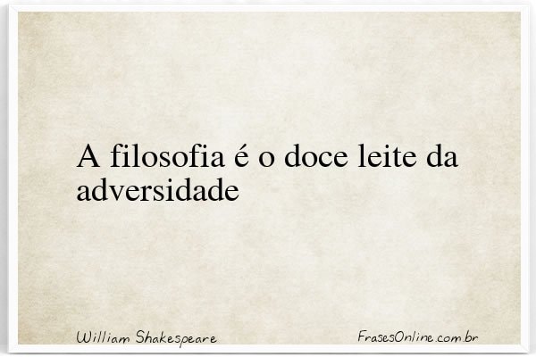 Frase de William Shakespeare