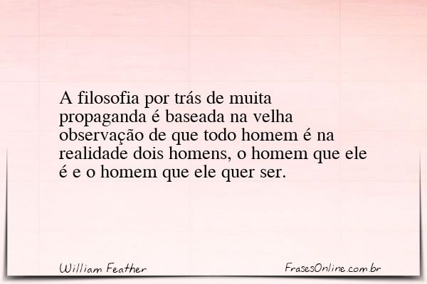 Frase de William Feather