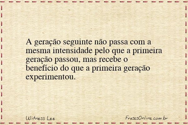 Frase de Witness Lee