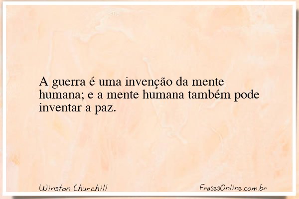 Frase de Winston Churchill