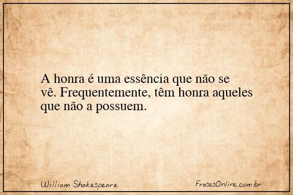 Frase de William Shakespeare