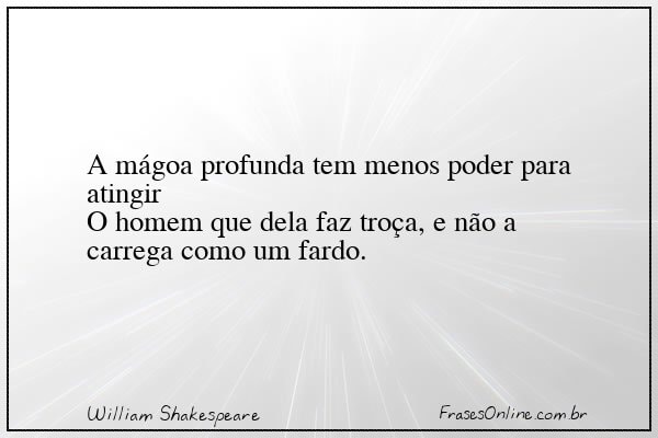 Frase de William Shakespeare