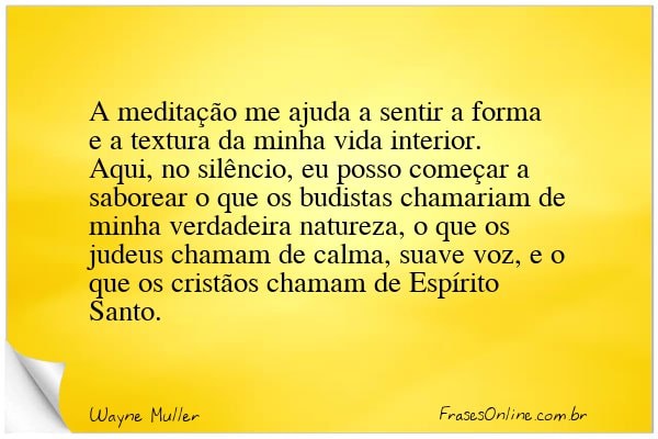 Frase de Wayne Muller