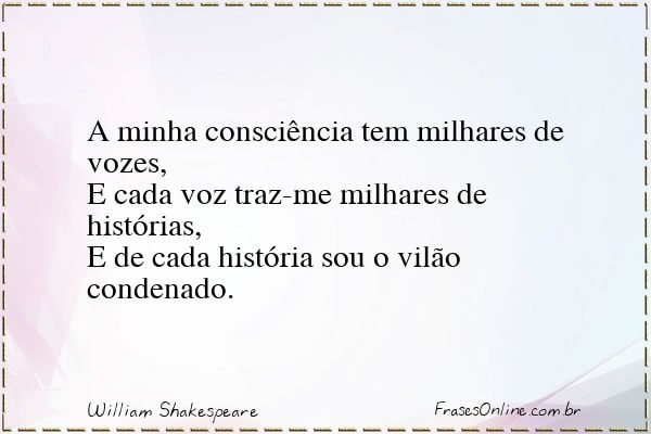 Frase de William Shakespeare