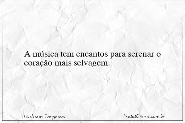 Frase de William Congreve