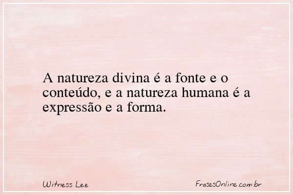 Frase de Witness Lee