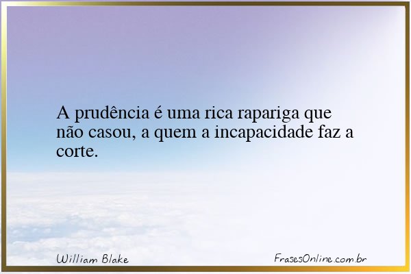 Frase de William Blake