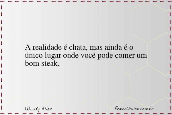 Frase de Woody Allen
