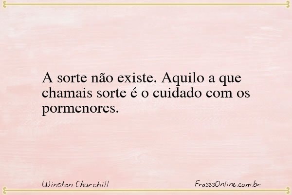 Frase de Winston Churchill