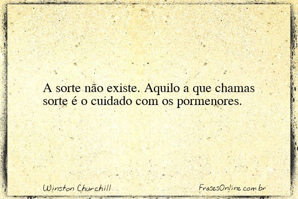 Frase de Winston Churchill