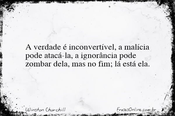 Frase de Winston Churchill