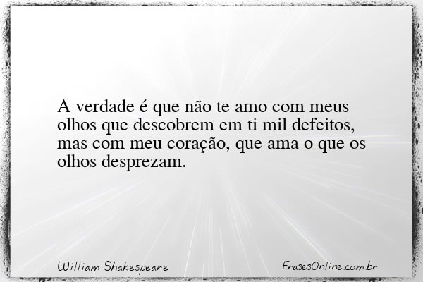 Frase de William Shakespeare
