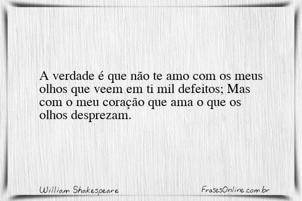 Frase de William Shakespeare