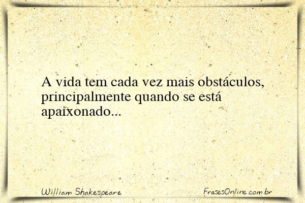 Frase de William Shakespeare