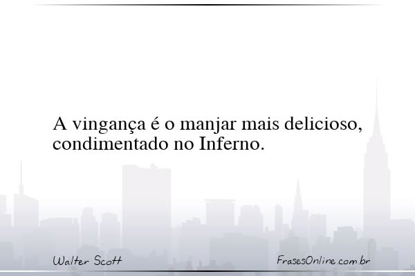 Frase de Walter Scott