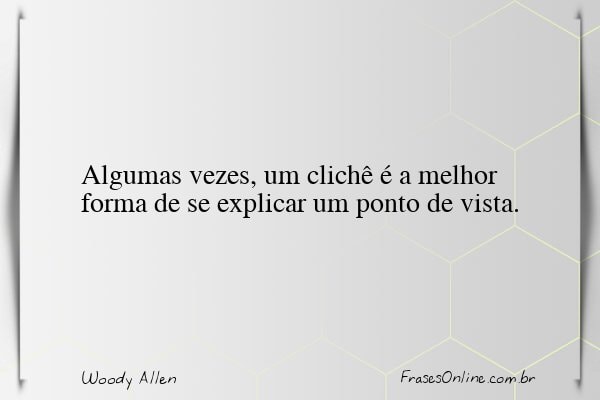 Frase de Woody Allen