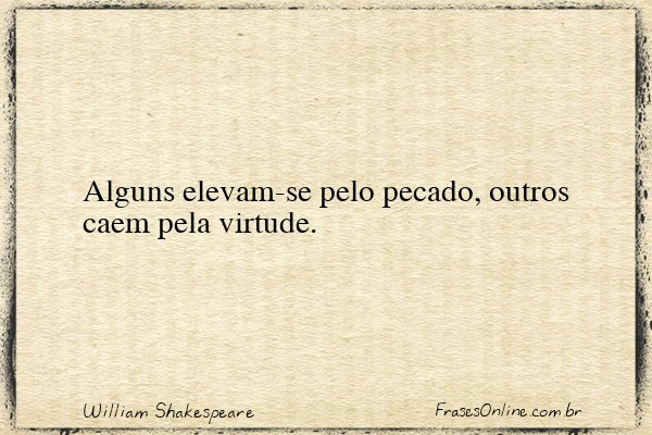 Frase de William Shakespeare