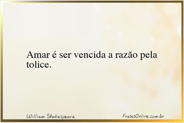 Frase de William Shakespeare
