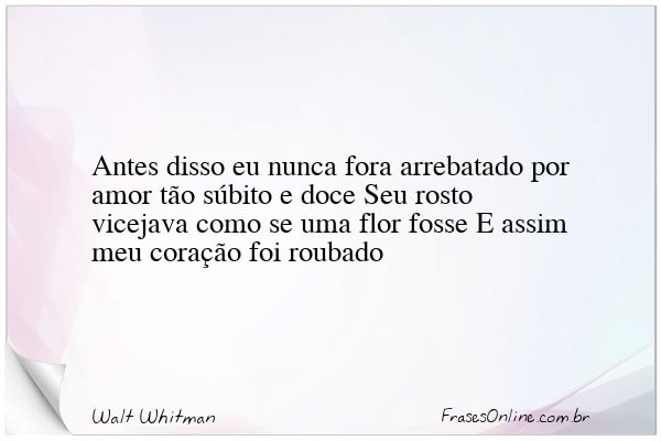 Frase de Walt Whitman