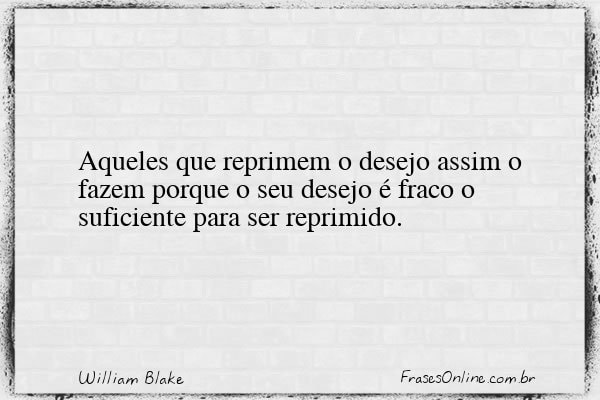 Frase de William Blake