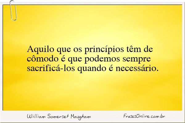 Frase de William Somerset Maugham