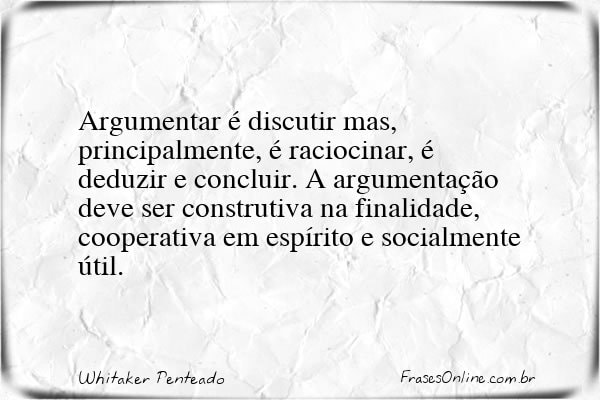 Frase de Whitaker Penteado