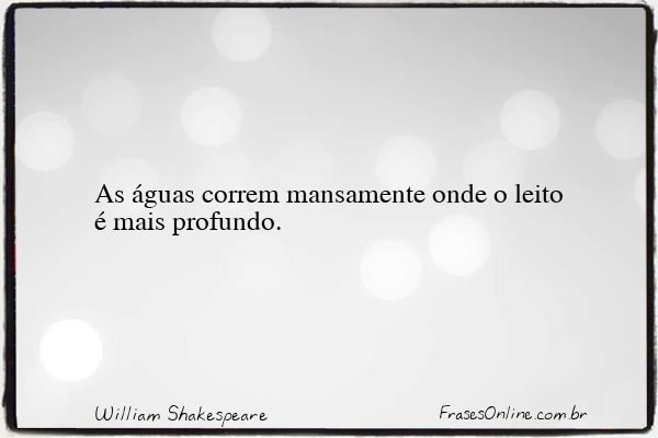 Frase de William Shakespeare