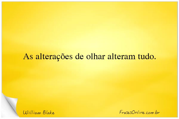 Frase de William Blake