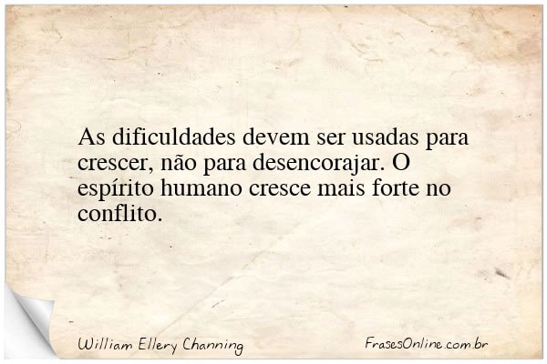 Frase de William Ellery Channing