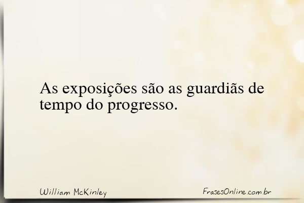 Frase de William McKinley