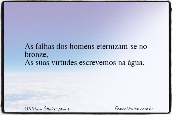 Frase de William Shakespeare