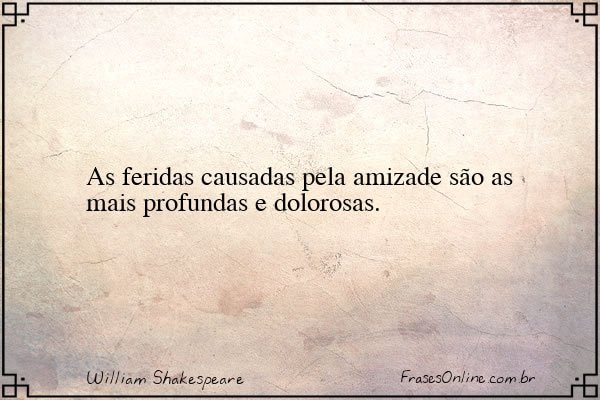 Frase de William Shakespeare