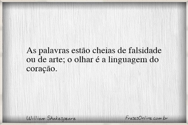 Frase de William Shakespeare