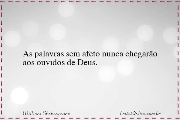 Frase de William Shakespeare