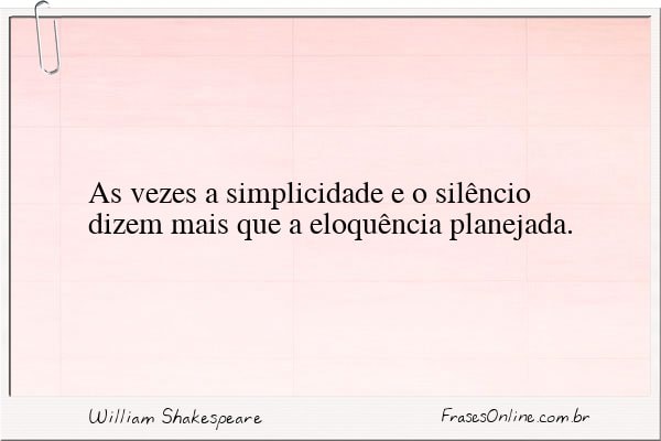 Frase de William Shakespeare