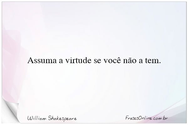 Frase de William Shakespeare
