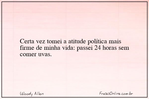 Frase de Woody Allen