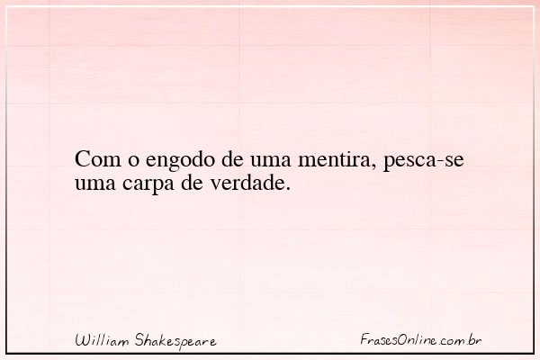 Frase de William Shakespeare