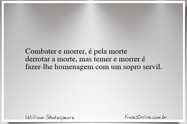 Frase de William Shakespeare