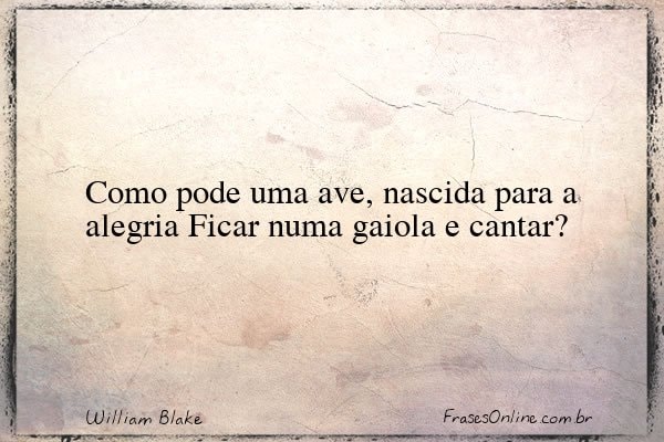 Frase de William Blake