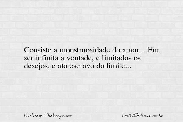 Frase de William Shakespeare