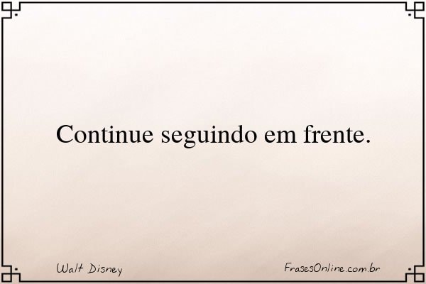 Frase de Walt Disney