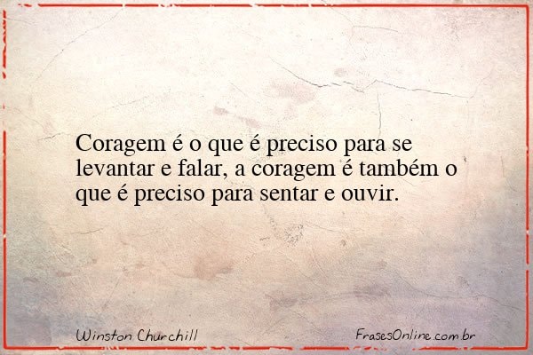 Frase de Winston Churchill