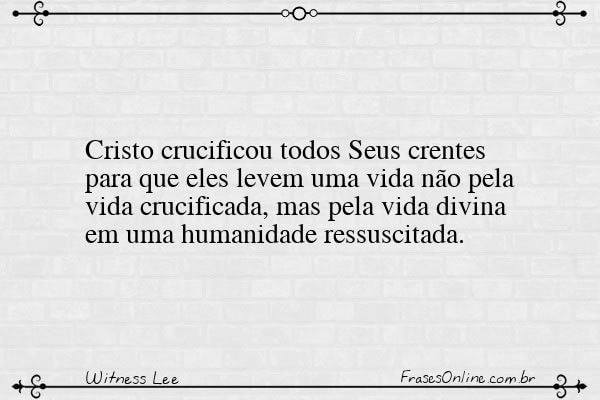 Frase de Witness Lee