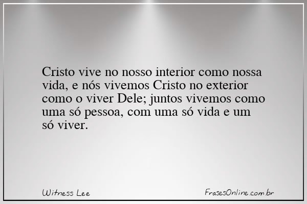 Frase de Witness Lee