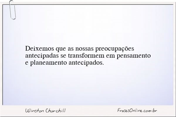 Frase de Winston Churchill