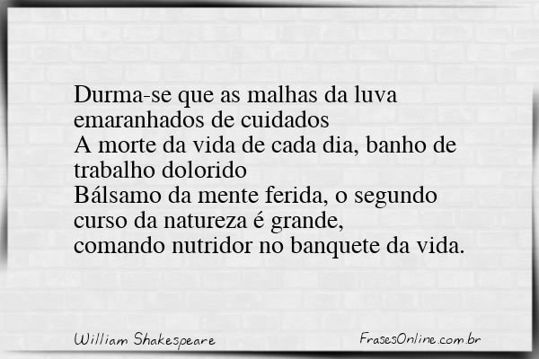 Frase de William Shakespeare