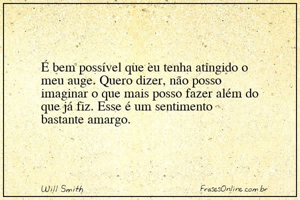 Frase de Will Smith