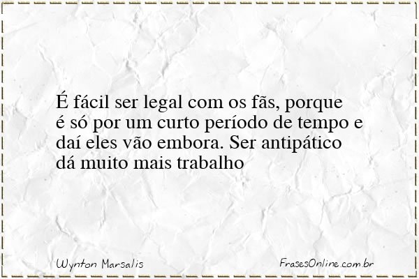 Frase de Wynton Marsalis
