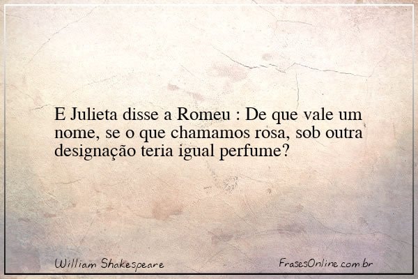 Frase de William Shakespeare